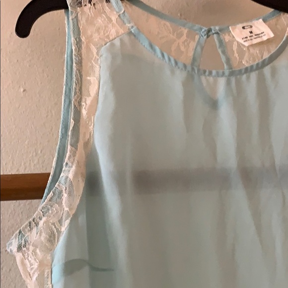 Pins and Needles Mint Green Lace Blouse - SOLD - Picture 2 of 7